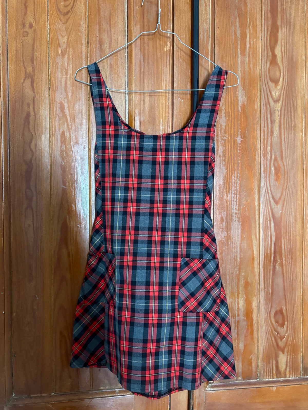 Chemise Salopette Promod À Carreaux Tartan Ornée de serrage en derrière 