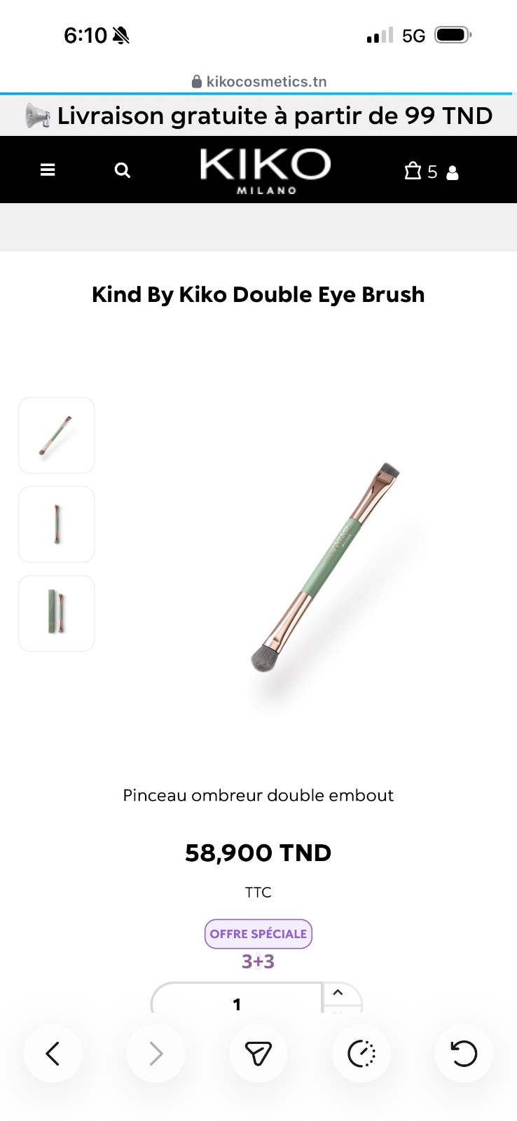 Double Eye-Brush KIKO