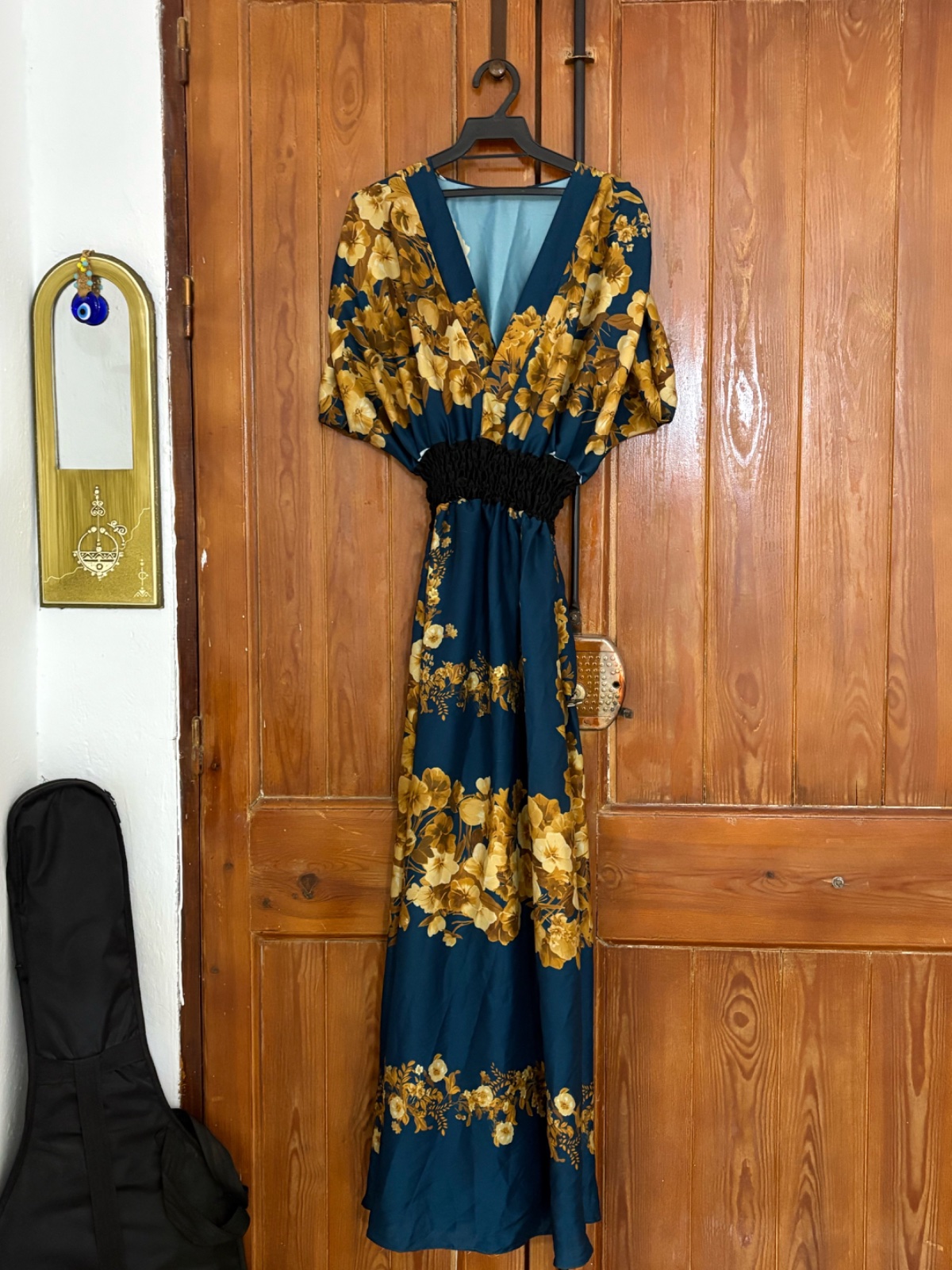 Robe longue fleurie 