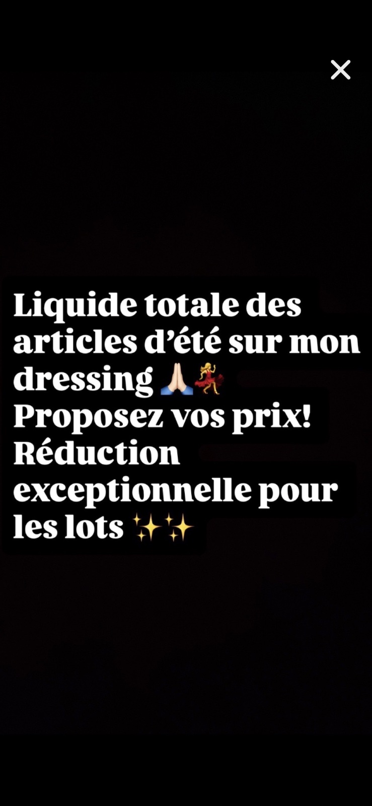 Liquidation ♥️