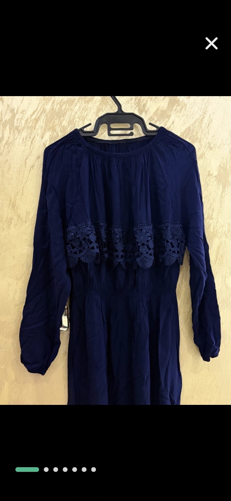 Robe longue en coton