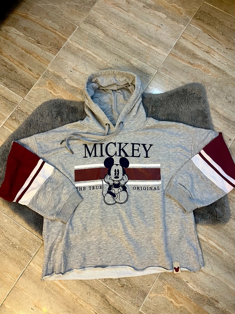 Sweat à capuche Disney Neuf   "MICKEY THE TRUE ORIGINAL"