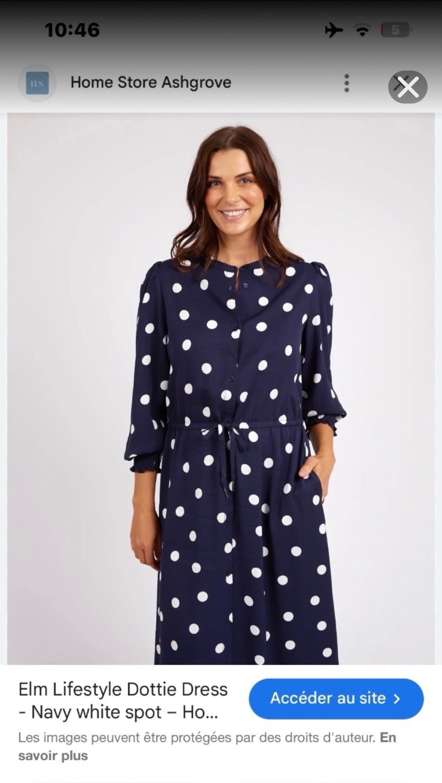 Robe à pois Gina Benotti neuve