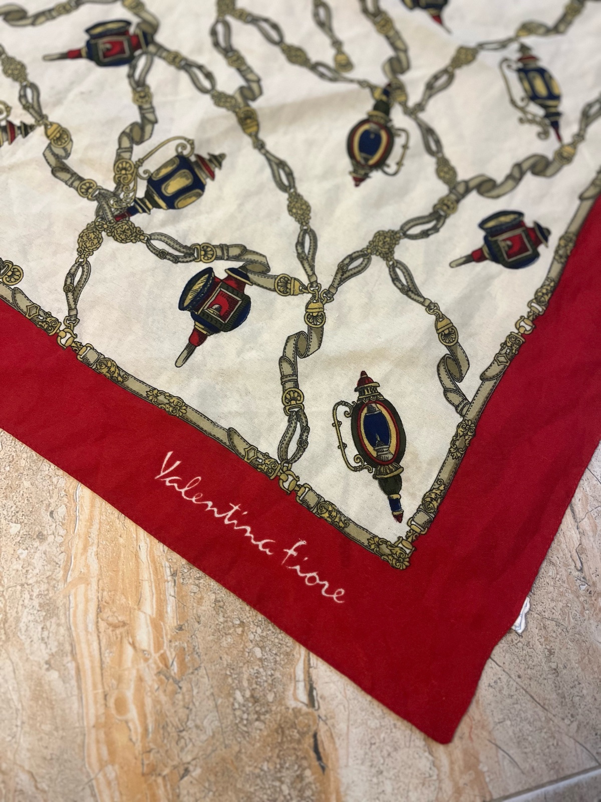 Foulard Valentina Fiore en soie 