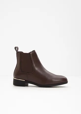 Bottines Graceland  en cuir marron