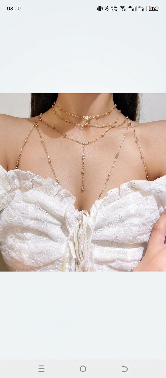 تلبسها في صدرك ...ياسر مزيانة Sexy Beach Chest Decoration 