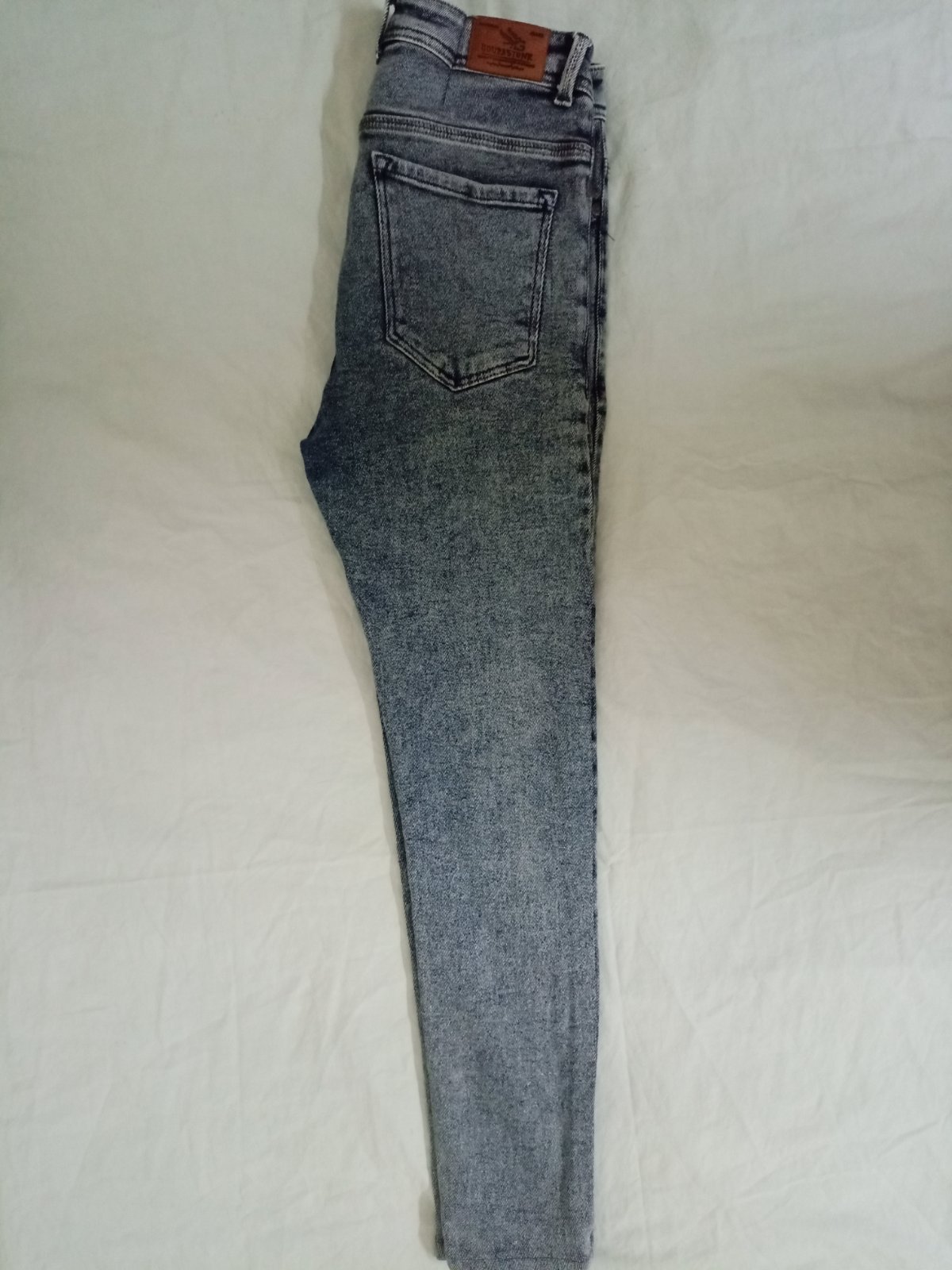 Jean slim Gourastone gris stone wash – Très bon état