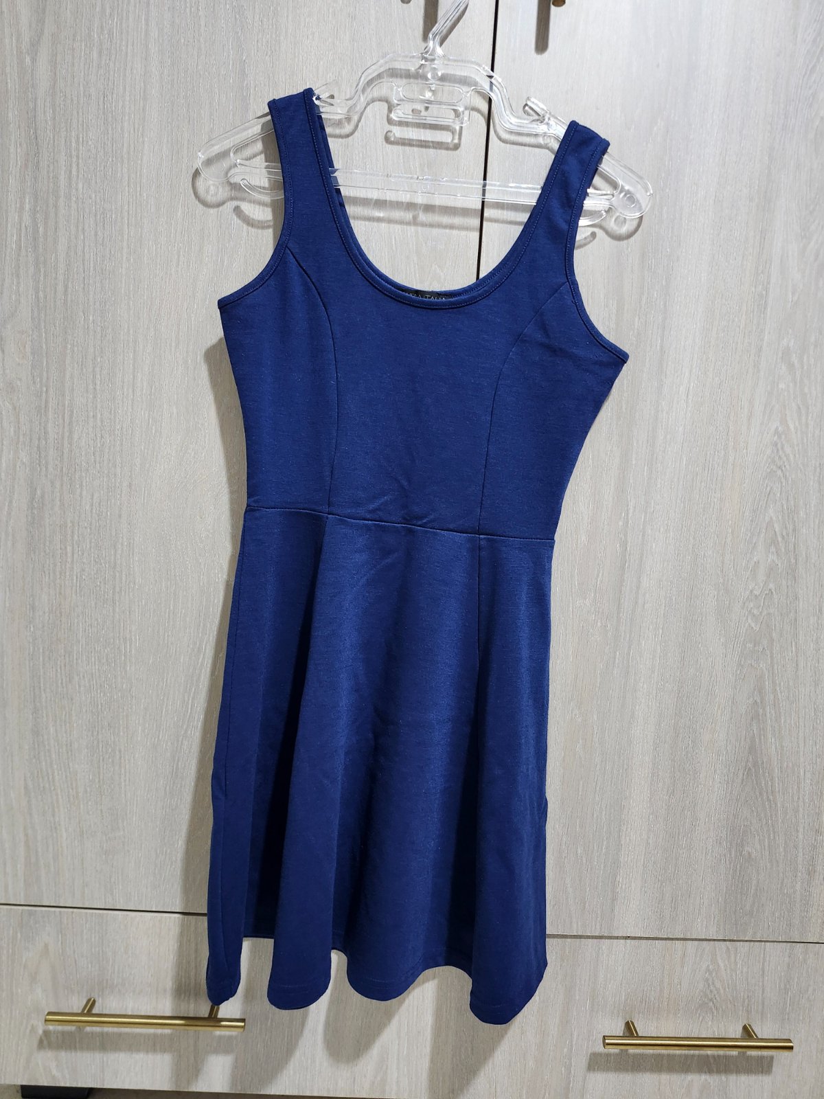 Robe mini bleu