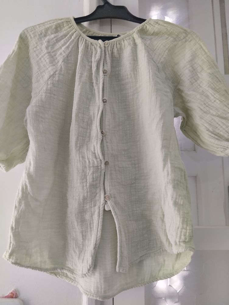 Chemise vert. pistache 