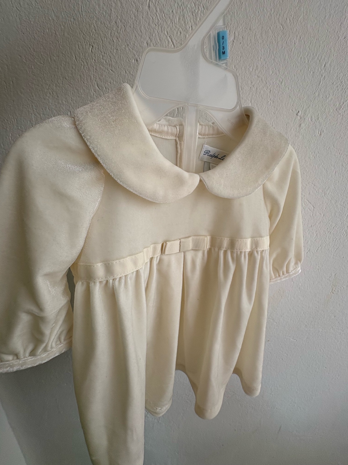 Robe bébé Ralph Lauren authentique en velours