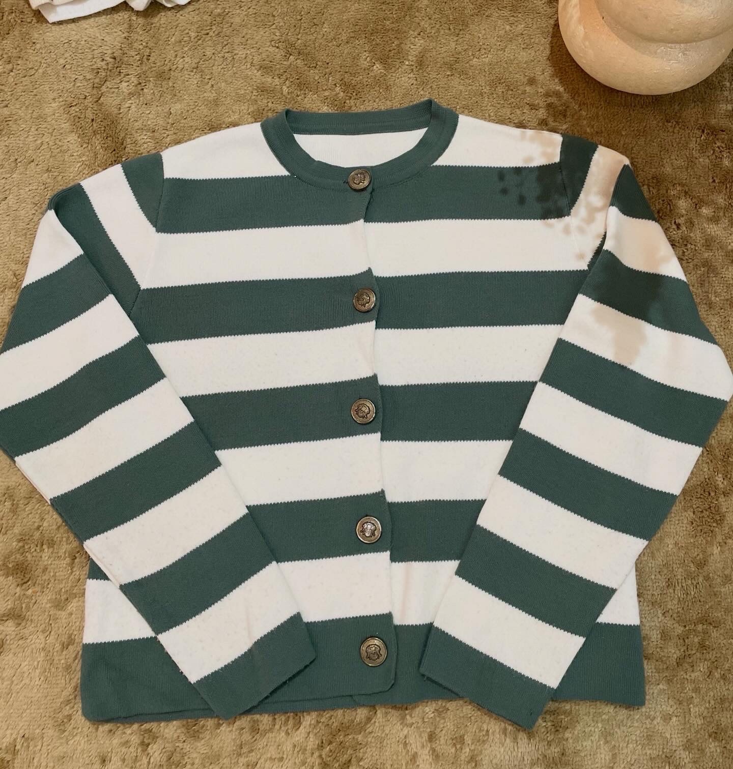 Cardigan rayé 