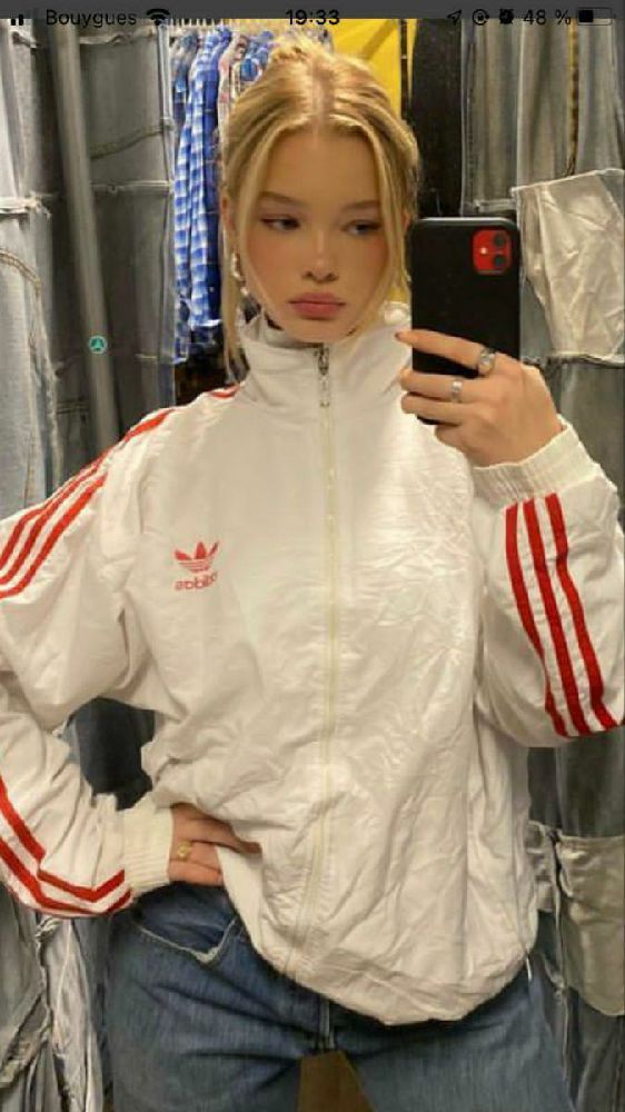 Vintage white puma jacket