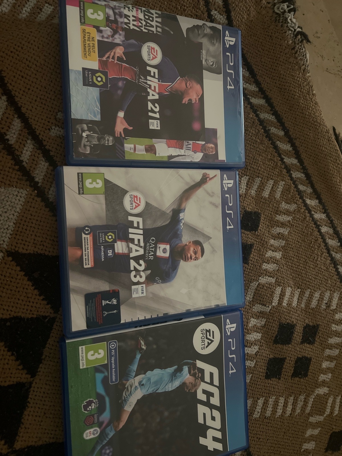 3 CDs Ps4 