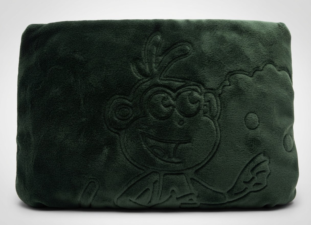 Couverture bébé vert 