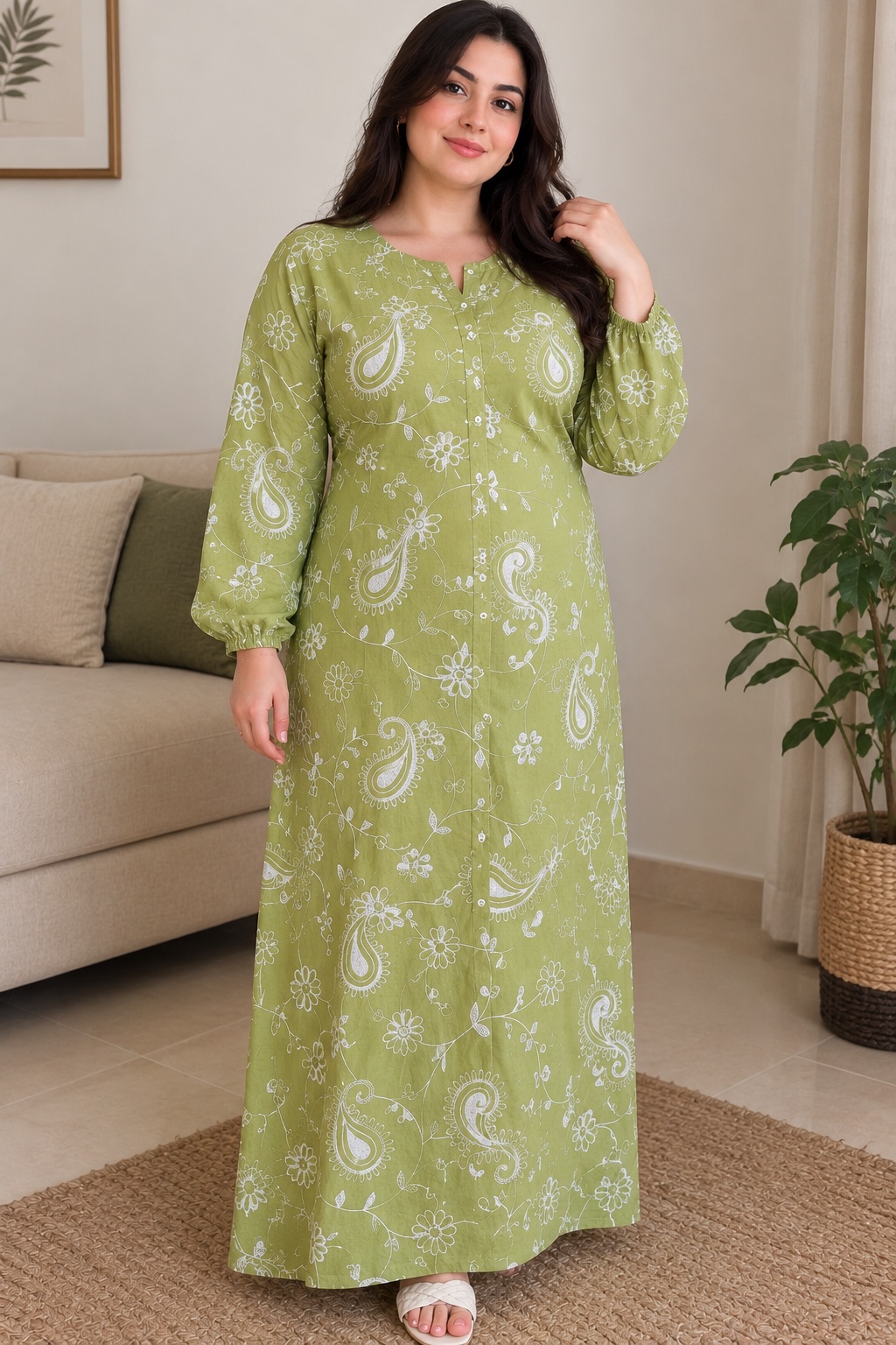 Robe chemise avec col chemise 