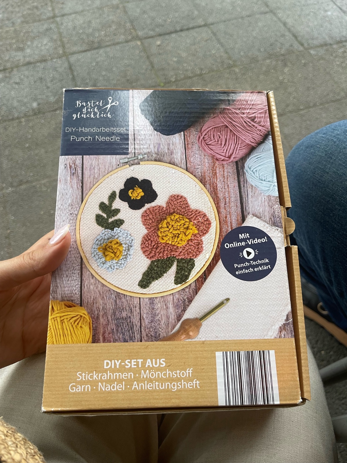 Kit Punch Needle pour broderie créative