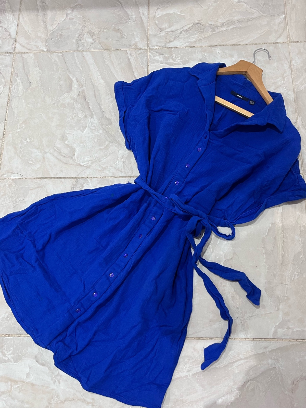 Robe blue roi de chez kiabi 