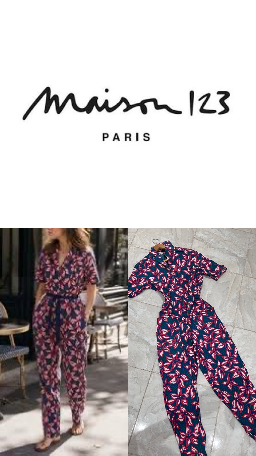 Combinaison pantalon de chez 1.2.3 paris