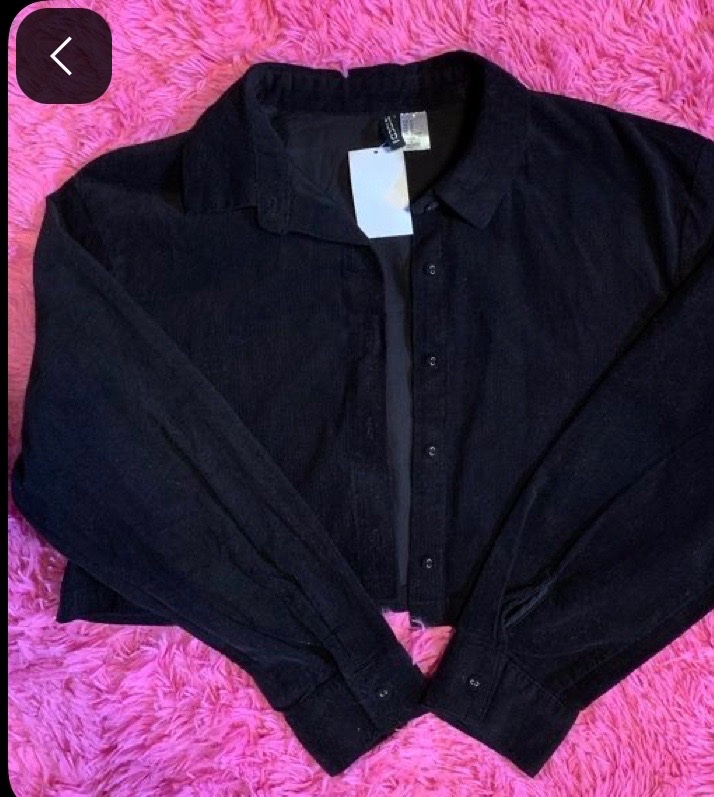 CROP, veste noir
