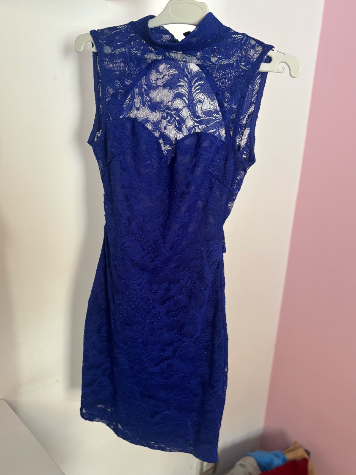 Robe bleu en dentelle💙
