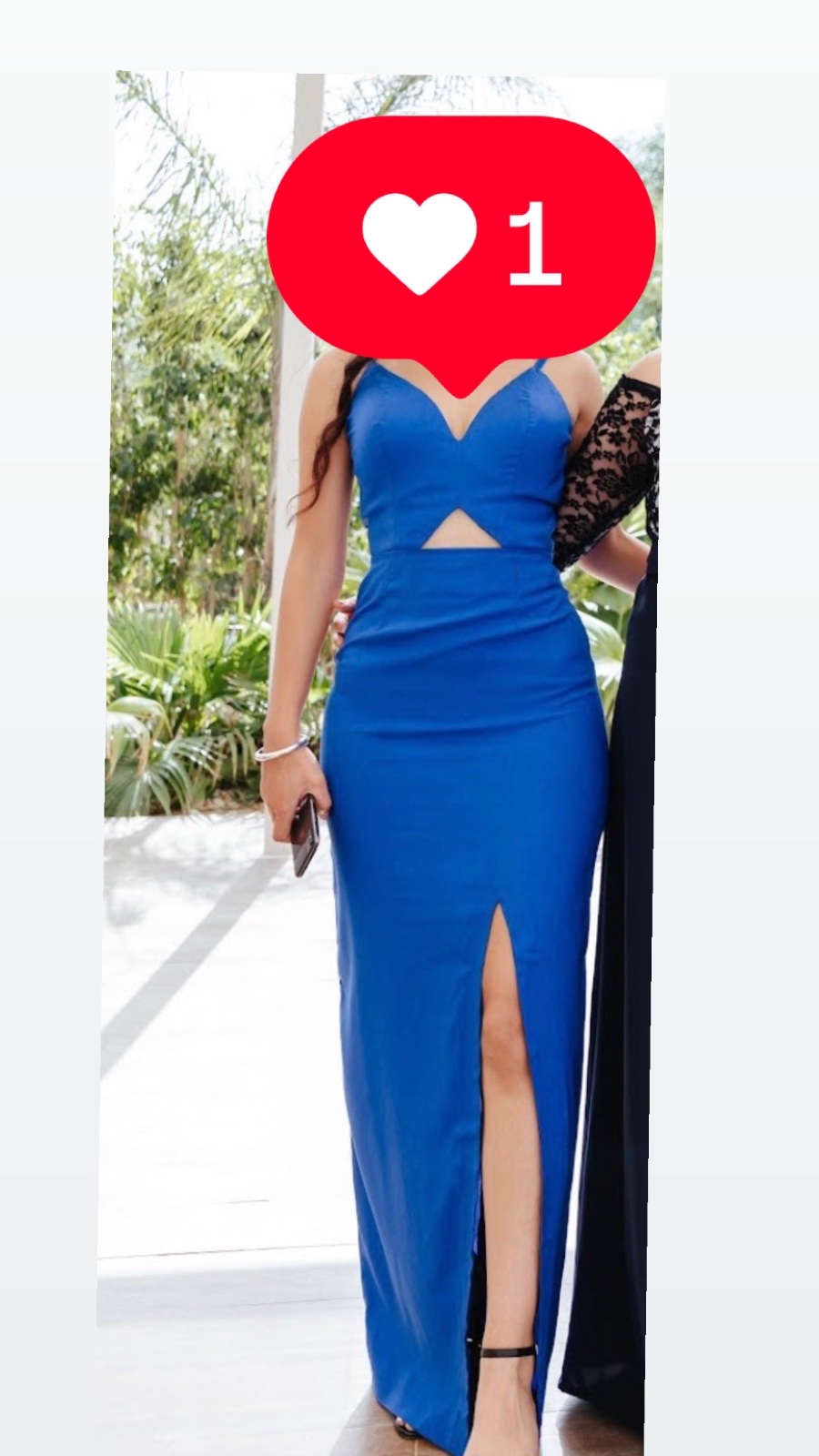 Robe soiree Bleu 