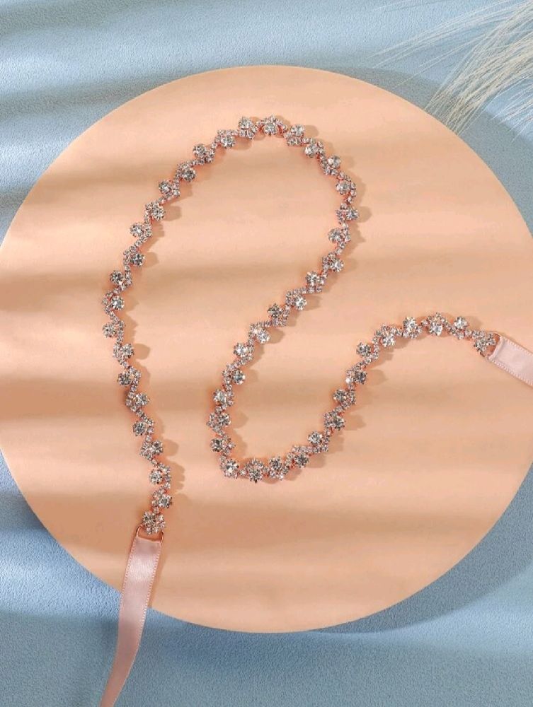 Ceinture rose gold strass