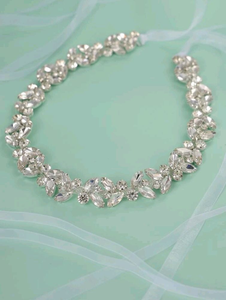 Ceinture strass argenté 