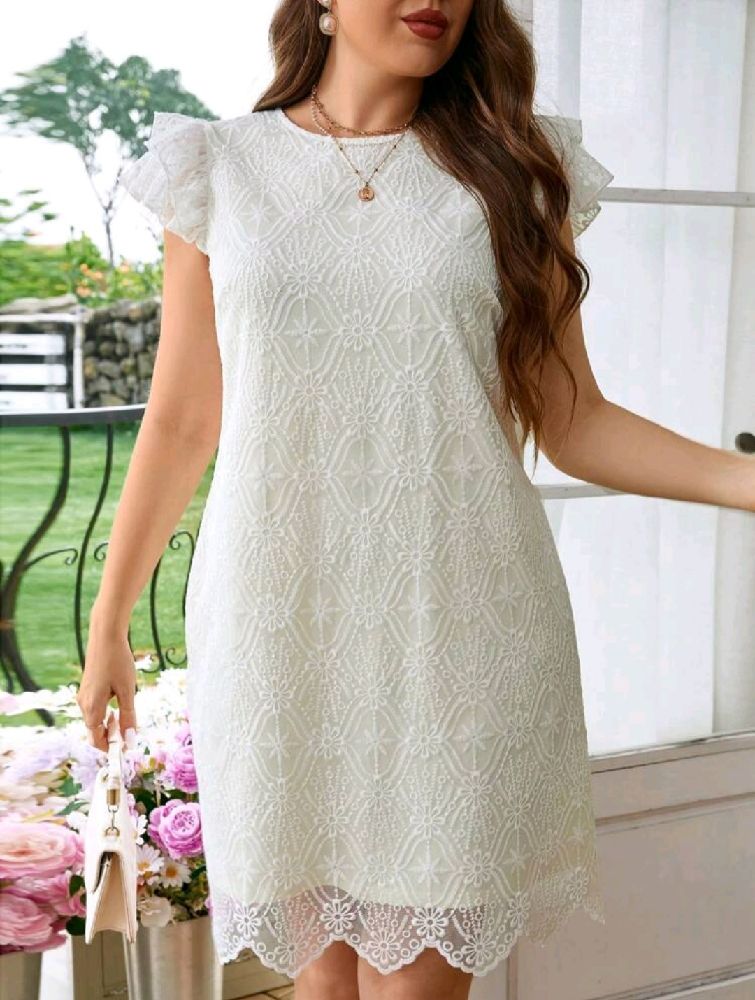 Robe dentelle blanche