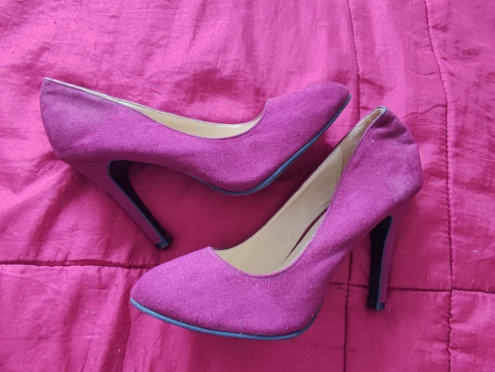 escarpins bordeaux 
