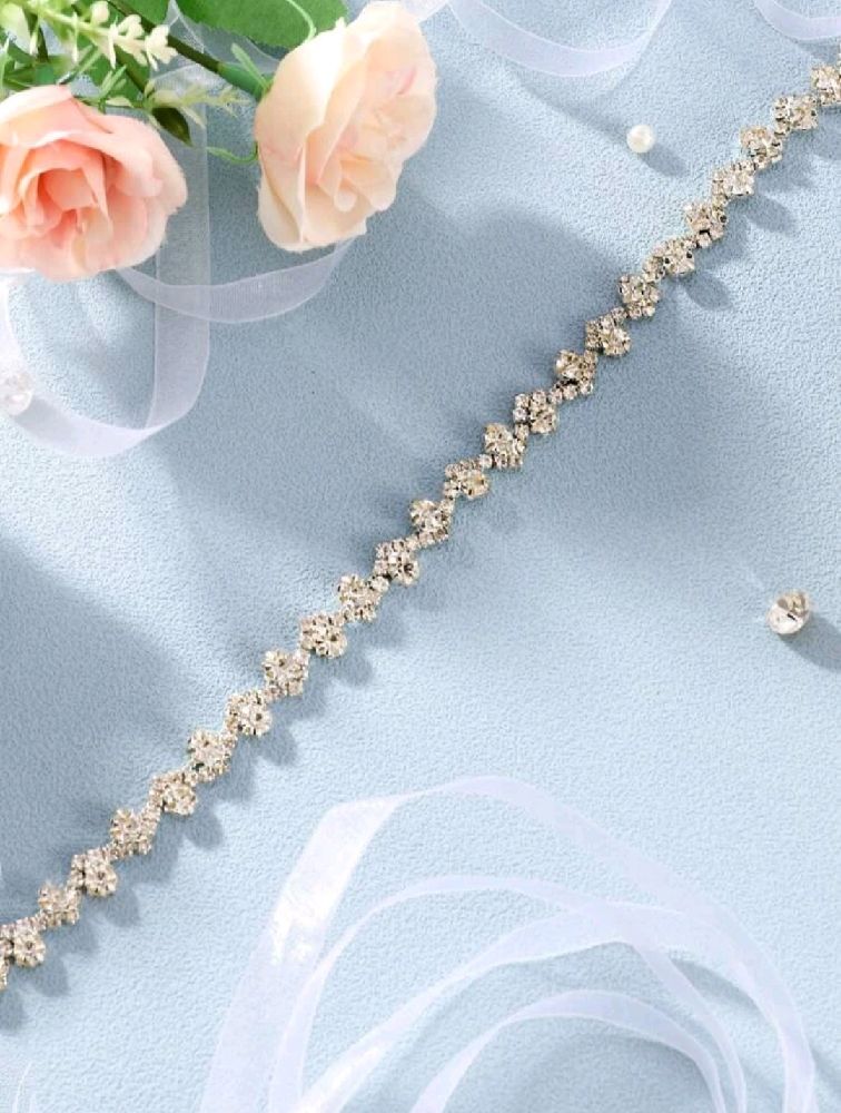Ceinture fine strass