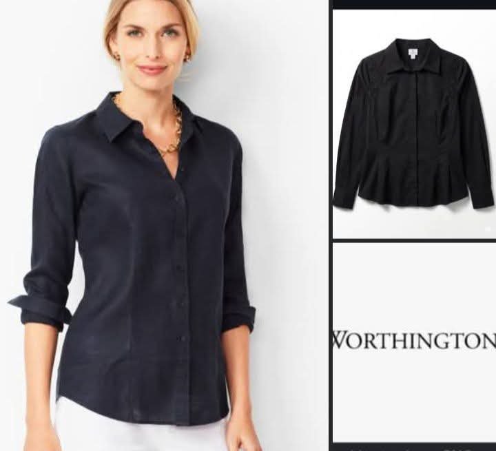 Chemise Worthington en broderie ❤️ taille 40/42