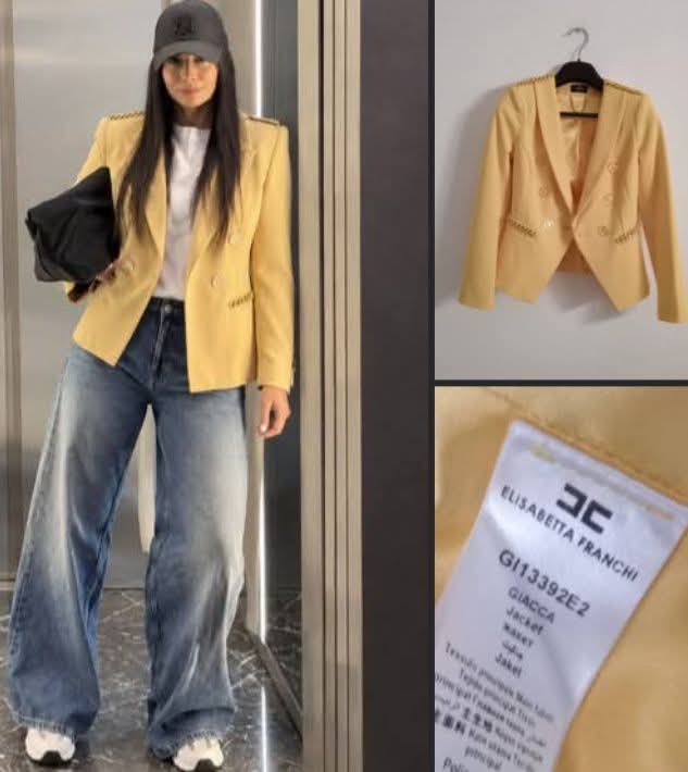 Magnifique Blazer Elisabetta Franchi authentique taille 34 avec un prix très intéressant 😍