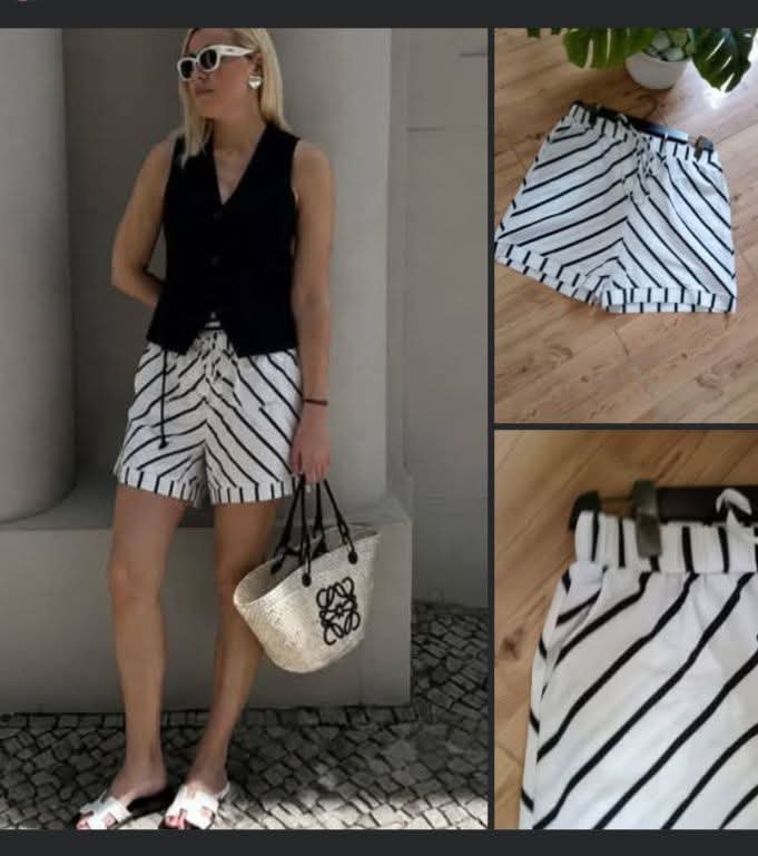 Sublime Short rayé Shein neuf ❤️ taille 42/44