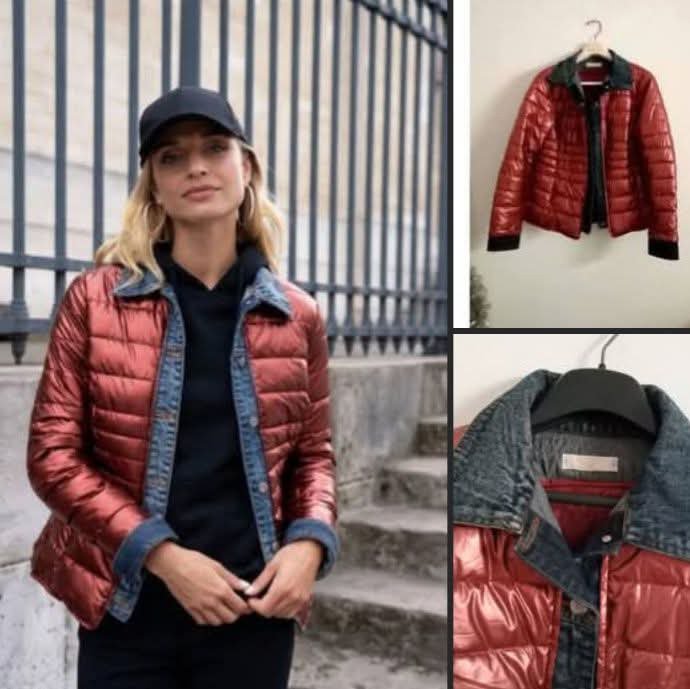 Doudoune métallisée de la marque Attrait/Paris taille 42/44