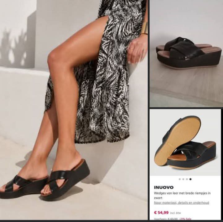 Sublime Mules UNUOVO en véritable cuir taille 37/38