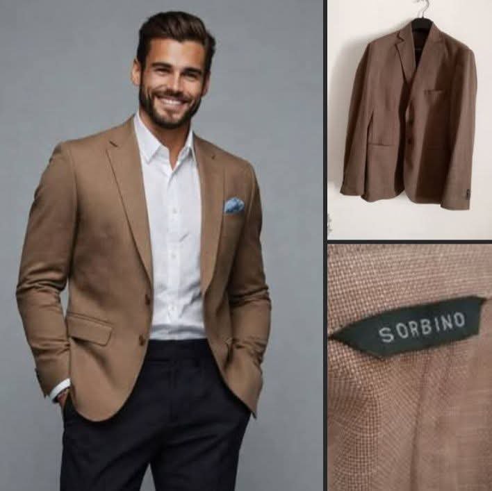 Sublime Blazer de la marque Italienne SORBINO taille L 