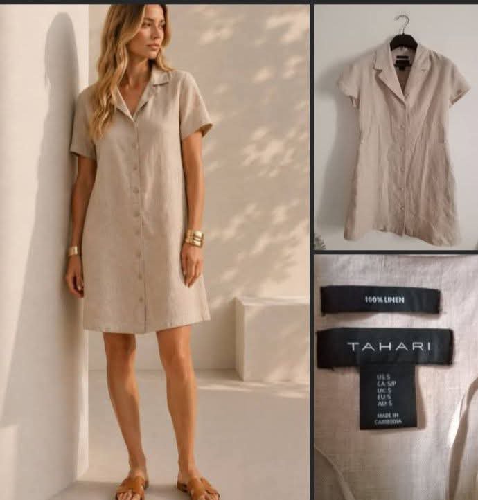 Robe Courte 9amraya TAHARI très chic ❤️ taille S