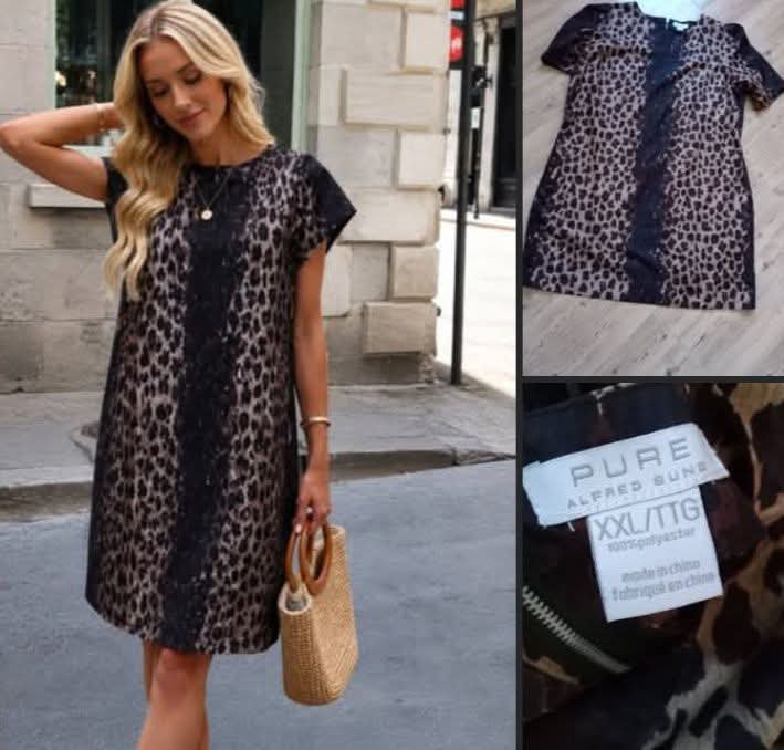 Sublime Robe Printed léopard taille 42/44