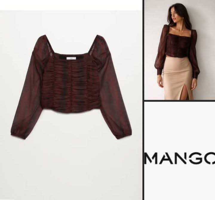 Top Mango très chic ❤️ taille L 