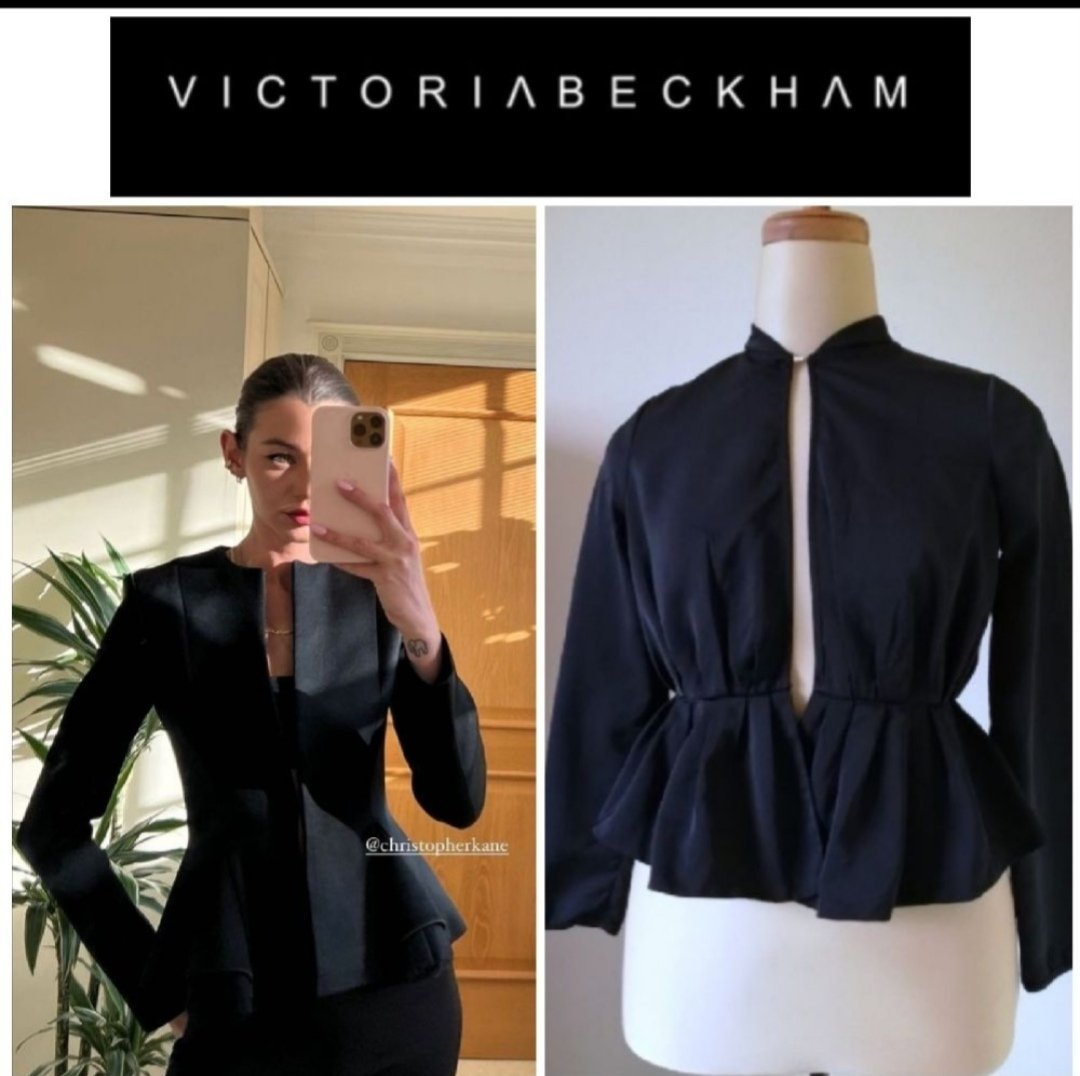 Chic veste à ourlet by victoria beckam 
