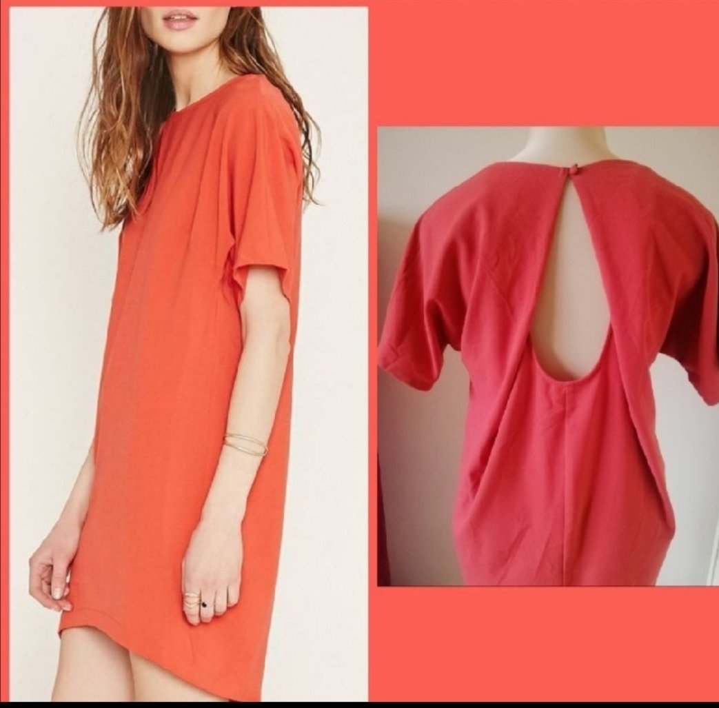 Open back dress forever 21