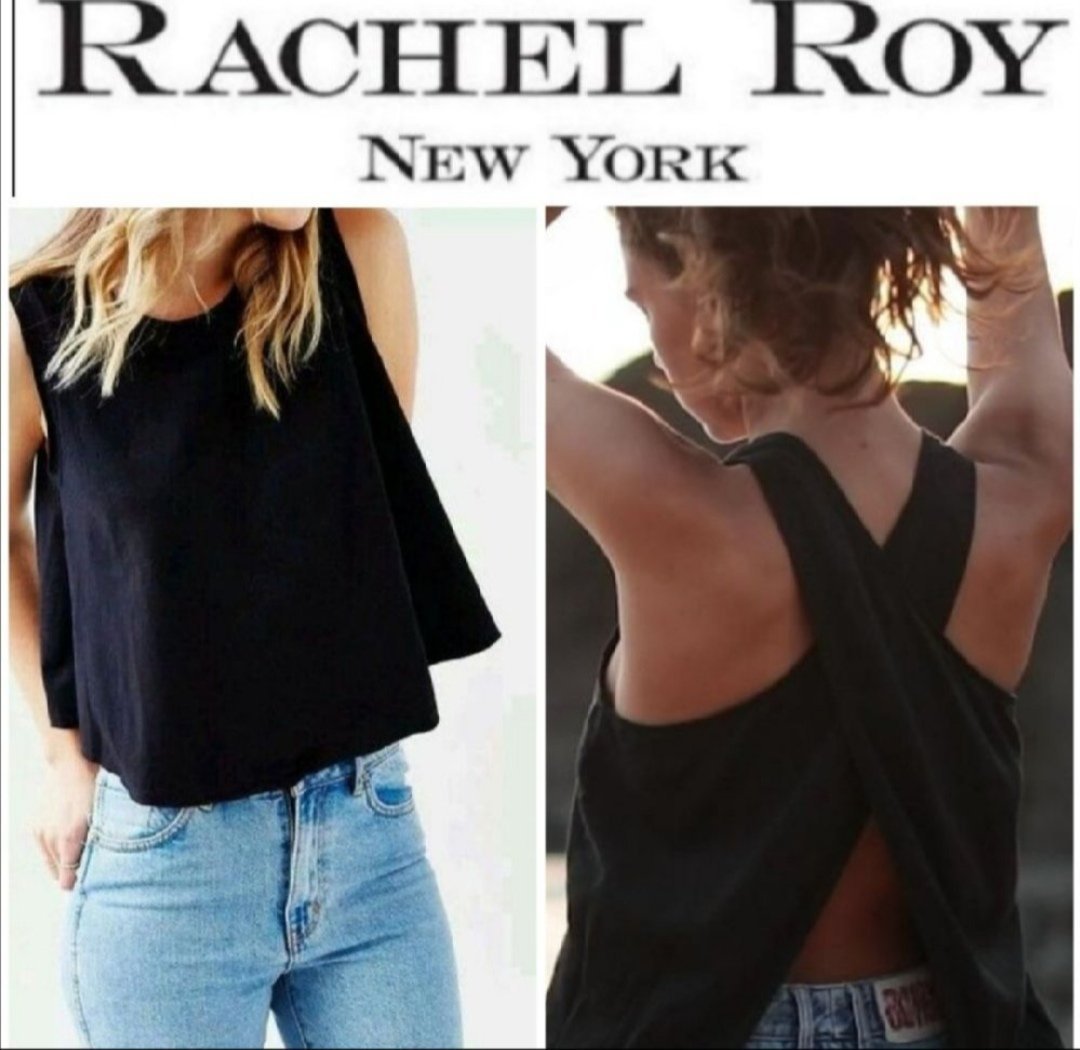 Crop tunique criss cross #rachel Roy 