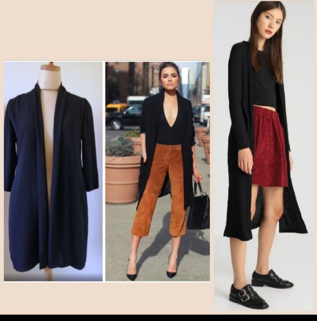 Gilet sur/chemise style kimono 