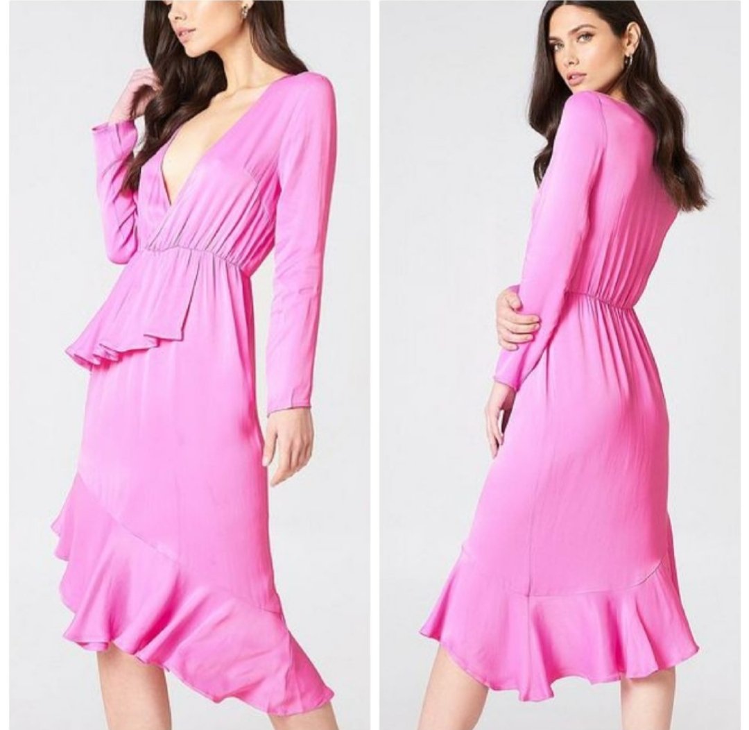 Baby pink dress tendance 