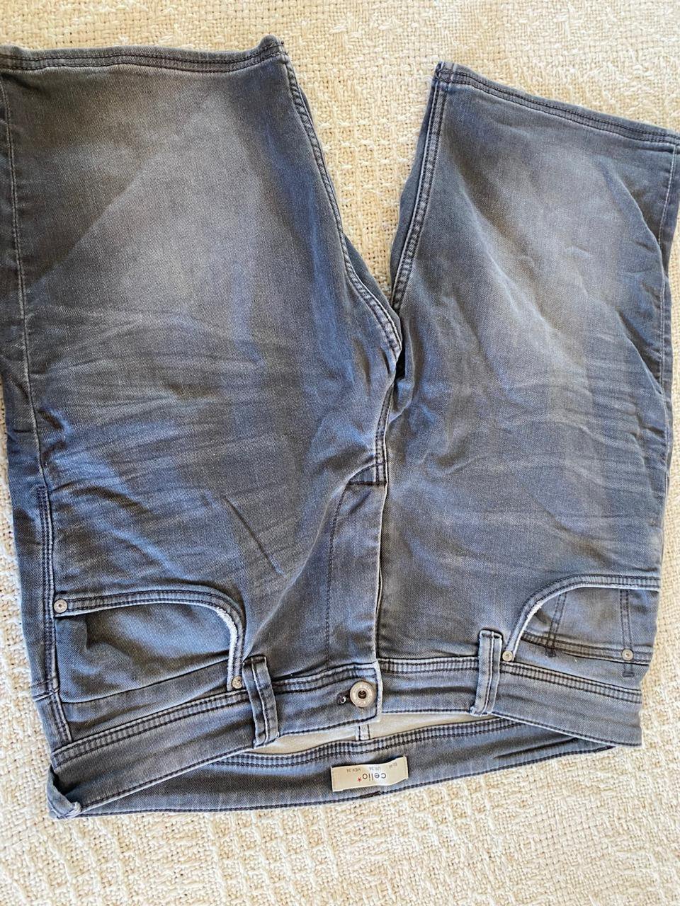 Bermuda en jean gris Celio - Taille 44 (US 34)