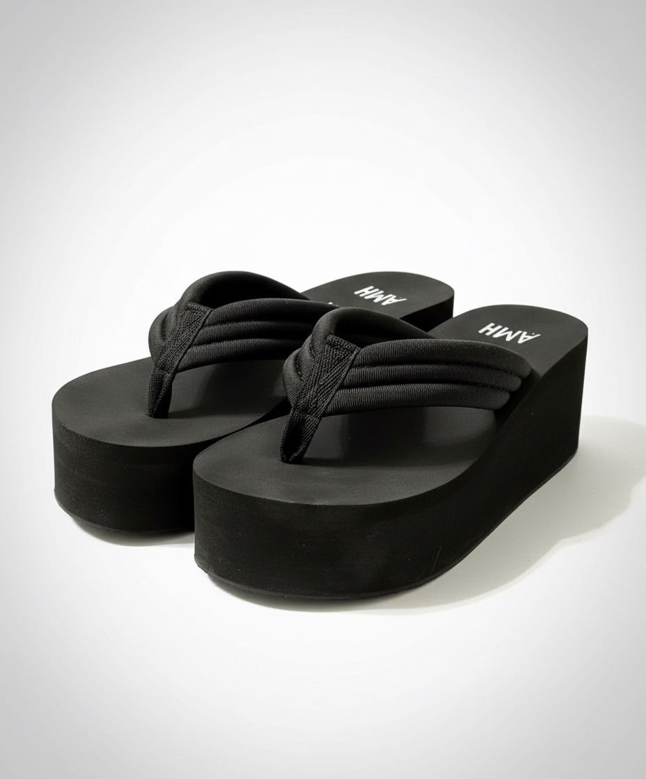 Mules noir a la mode