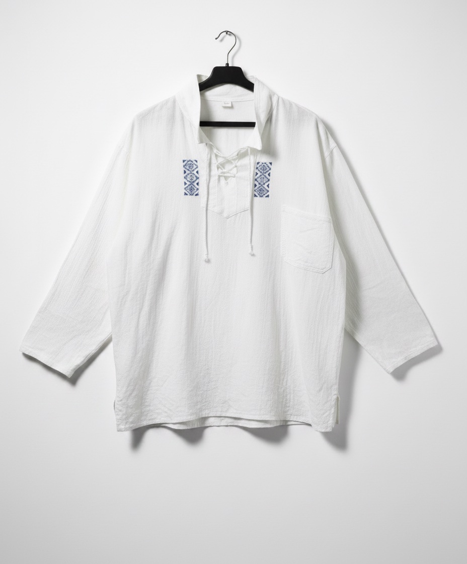 Chemise en lin En blanc 