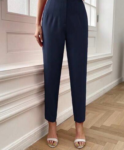 Pantalon taille haute 