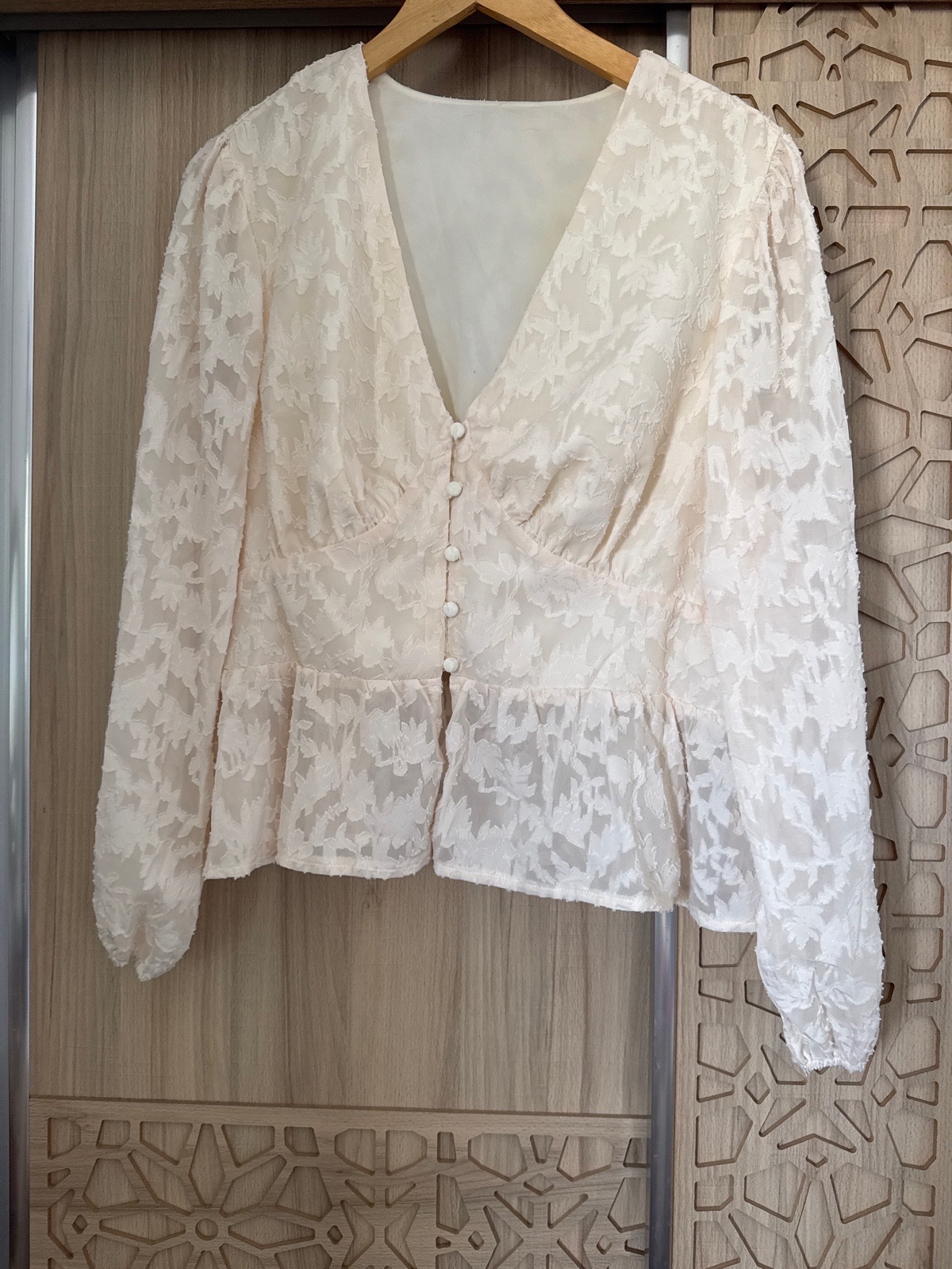 Chemise beige 