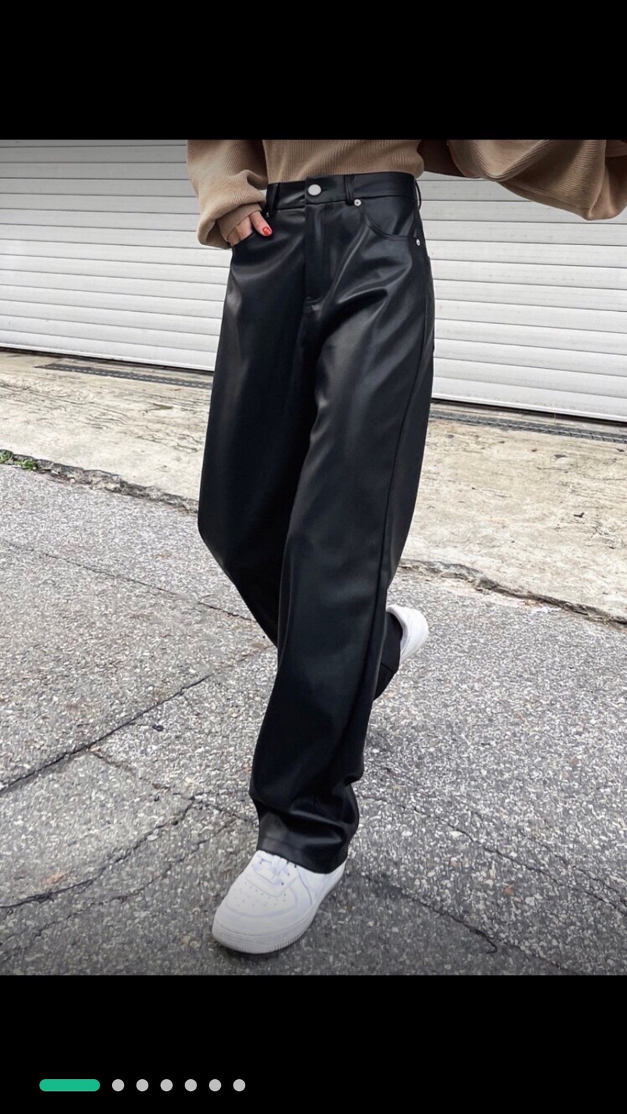 Pantalon en similicuir 